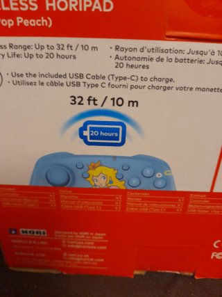 Mando Nintendo Switch Princesa Peach
