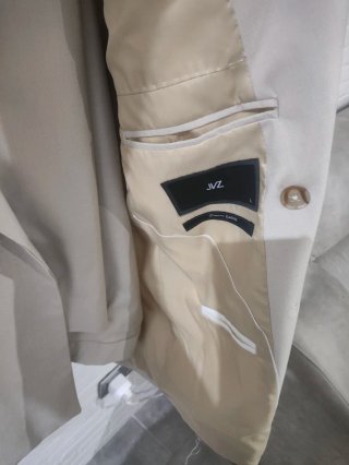 Traje de chaqueta beige