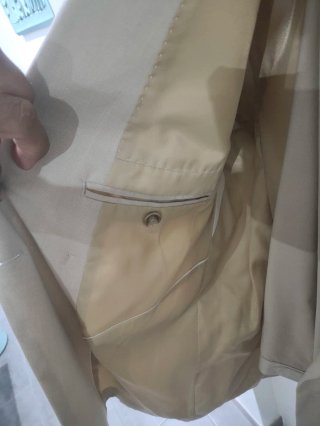Traje de chaqueta beige
