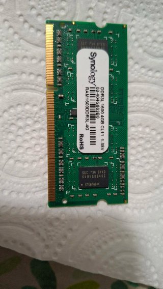 Memoria RAM Synology 4GB DDR3L 1600MHz