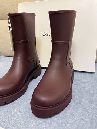 Stivaletti Calvin Klein bordeaux taglia 39
