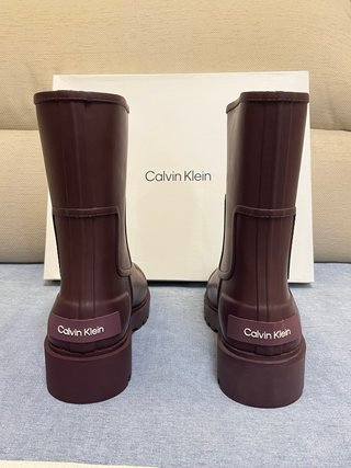 Stivaletti Calvin Klein bordeaux taglia 39