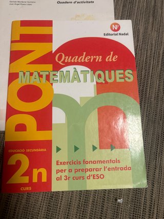 Pont Educació Secundària, 2n curs : exercicis f...