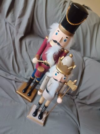 Muñecos navideños Cascanueces Soldado Tambor