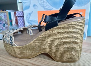 Sandalias Porronet cuña esparto trenzado