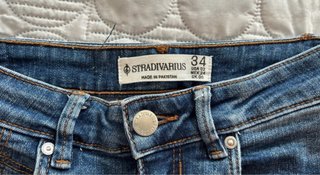 Pantalón campana vaquero azul