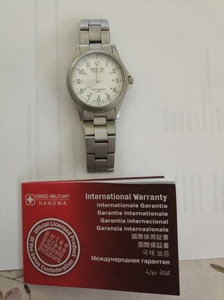 Reloj pulsera Swiss Military Hanowa color plata
