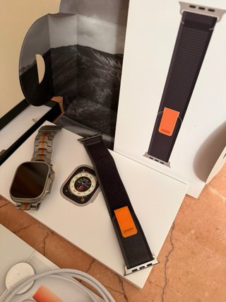 Apple Watch Ultra 1ª Gen Plata y Naranja