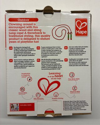 Comba infantil Hape de madera (juguete cuerda)