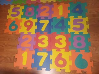 Puzzle Alfombra infantil goma espuma 18 piezas