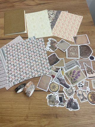 Kit Journaling Viaje Estilo Vintage