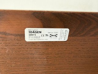 Escritorio IKEA marrón/gris oscuro 160x80