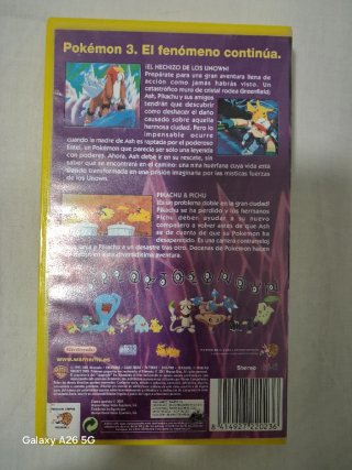 Pokemon 3: El hechizo de los Unown VHS