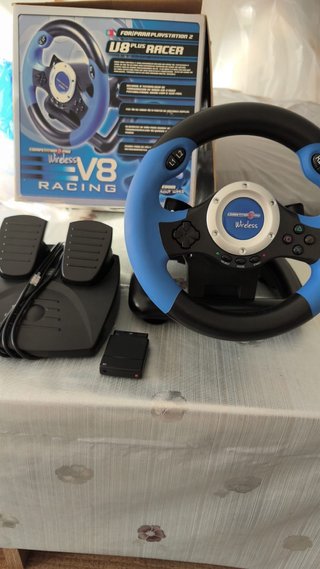 Volante Wireless V8 Racing PS2