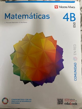 Libro Matemáticas 4B ESO.
