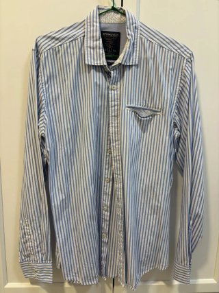 Pack 2 Camisas Zara Manga Larga Talla L