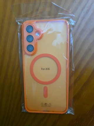 Funda naranja para Samsung Galaxy A16