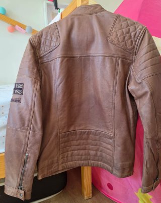 Chaqueta Cuero Pepe Jeans Hombre Marrón