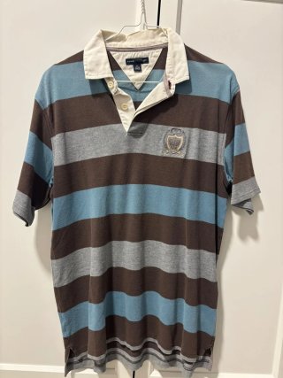 Polo Tommy Hilfiger Rayas Talla XL