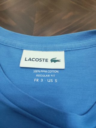 Camiseta Lacoste Azul Talla S