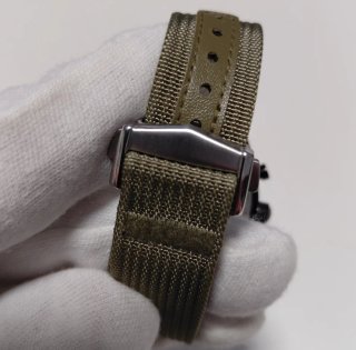 Reloj Cadisen Cronógrafo Negro Correa Verde