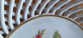 Plato decorativo cerámica floral