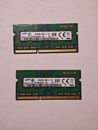 Kit 2x4GB RAM DDR3L 1600MHz Samsung