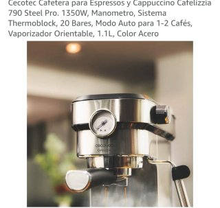 Cafetera Cecotec Cafelizzia 790 Steel Pro