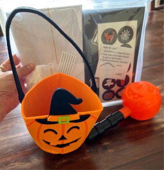 Set Halloween: Sonaglio, Porta Caramelle, Bigliett