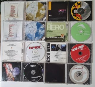 Lote 8 CDs inglés: Michael Jackson, Lady Gaga, etc