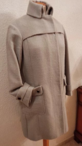 Abrigo juvenil Massimo Dutti gris