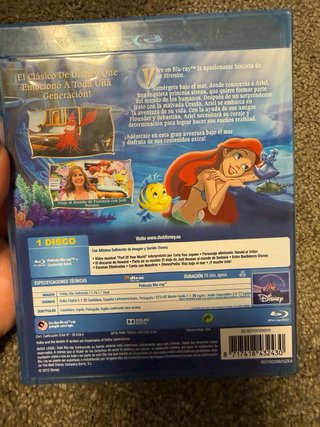 Blu-ray La Sirenita Disney