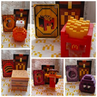 Figura Minecraft x McDonald's + Carta Colección