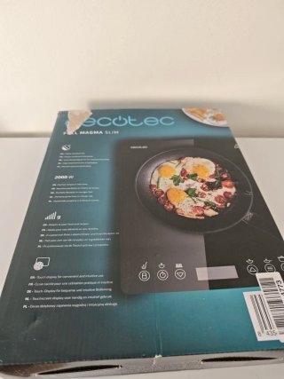 Placa Inducción Portátil Cecotec Full Magma Slim 2