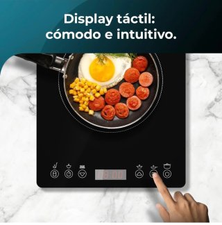 Placa Inducción Portátil Cecotec Full Magma Slim 2