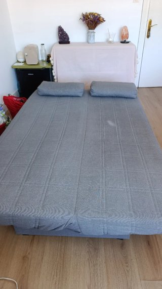 ✨ SOFÁ + CAMA DOBLE + ARCÓN + 4 COJINES ✨.