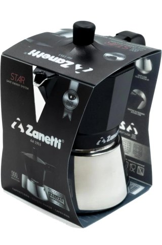 Cafetera Italiana Zanetti Star 6 Tazas Inducción