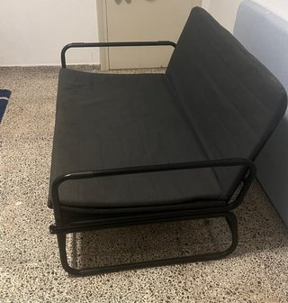Sofá Cama Gris Oscuro Ikea
