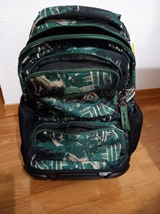 Mochila escolar Totto con carrito