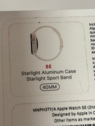 Apple Watch SE 40mm Plata Aluminio