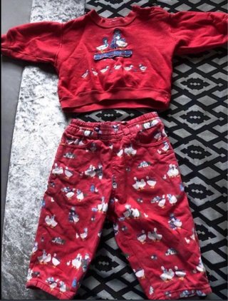 Conjunto bebé 1 año: Sudadera y pantalón