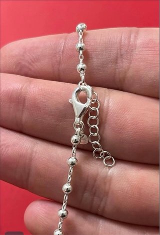 Rosario Pulsera Virgen Milagrosa Plata de Ley 925