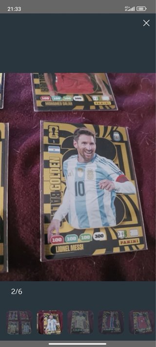 Lote  Golden Baller fútbol Mundial 2026 envio grae