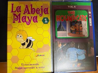 5 VHS Clásicos Animados (Español)