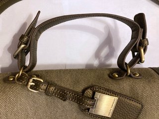 Bolso Adolfo Domínguez Marrón y Dorado