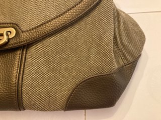 Bolso Adolfo Domínguez Marrón y Dorado
