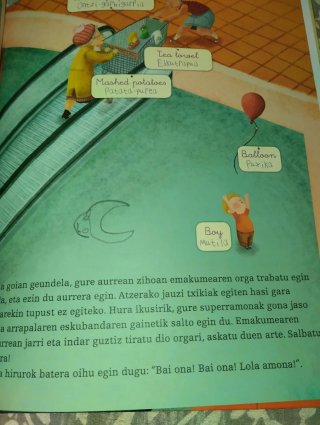 Libro Infantil : Nina Ingalaterrako Supermerkatuan