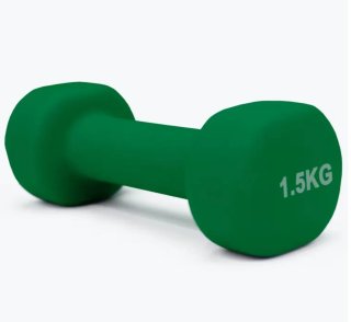 Mancuerna 1.5 kg Verde