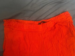 Pantalón Zara Basic Collection Naranja Talla XL