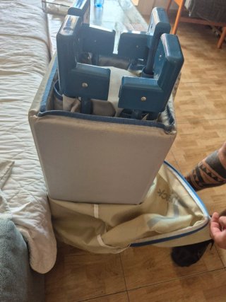 Cuna de viaje plegable